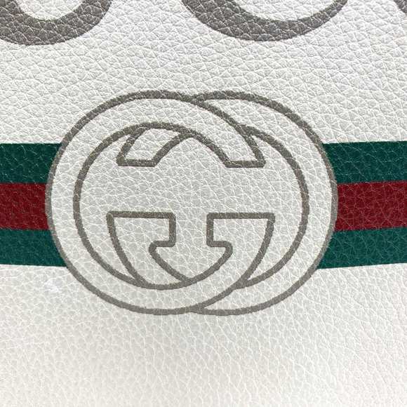 GUCCI White Leather Clutch Bag - Picture 2 of 12